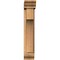 Ekena Millwork Westlake Traditional Smooth Bracket w/ Offset Brace, Western Red Cedar, 5 1/2"W x 18"D x 30"H BKT0604X18X30WTL01SWR - alternate 3